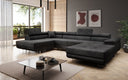 Designer Sofa Lago mit Schlaf - und Klappfunktion in Cord