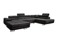 Designer Sofa Lago mit Schlaf - und Klappfunktion in Cord
