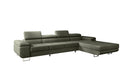 Designer corner sofa Calvera Maxi with sleeping and fold-out function in bouclé