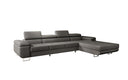 Designer corner sofa Calvera Maxi with sleeping and fold-out function in bouclé