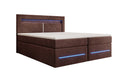 Minera Box Spring Bed with LED, USB, and Storage