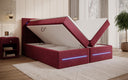 Minera Box Spring Bed with LED, USB, and Storage