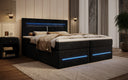 Minera Box Spring Bed with LED, USB, and Storage