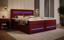 Minera Box Spring Bed with LED, USB, and Storage