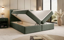 Boxspringbett Aurelia Bouclé mit Stauraum