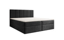 Boxspringbett Aurelia Bouclé mit Stauraum