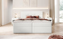 Eleonora Bouclé Box Spring Bed with Storage