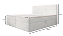 Eleonora Bouclé Box Spring Bed with Storage