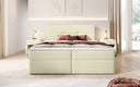 Eleonora Bouclé Box Spring Bed with Storage