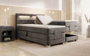 Boxspringbett Ardena Samt elektrisch verstellbar mit LED