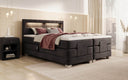 Boxspringbett Ardena Samt elektrisch verstellbar mit LED