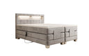 Boxspringbett Ardena Samt elektrisch verstellbar mit LED