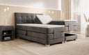 Amara Velvet Electrically Adjustable Box Spring Bed