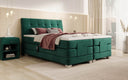 Amara Velvet Electrically Adjustable Box Spring Bed