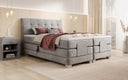 Amara Velvet Electrically Adjustable Box Spring Bed
