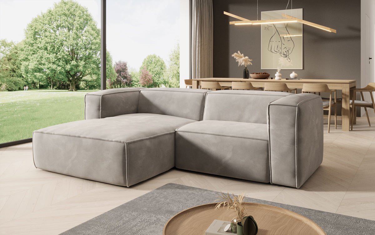 Designer Sofa Comfy L Mini in Velvet