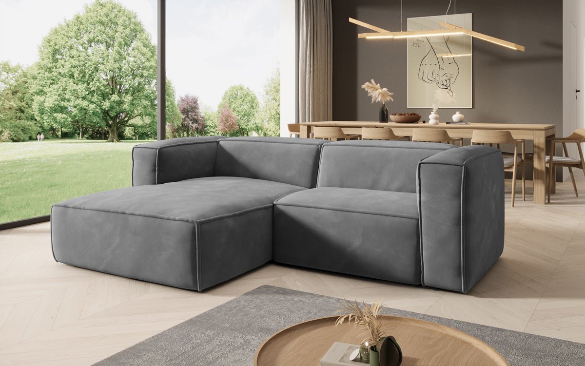 Designer Sofa Comfy L Mini in Velvet