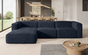 Designer Ecksofa Comfy in Samt