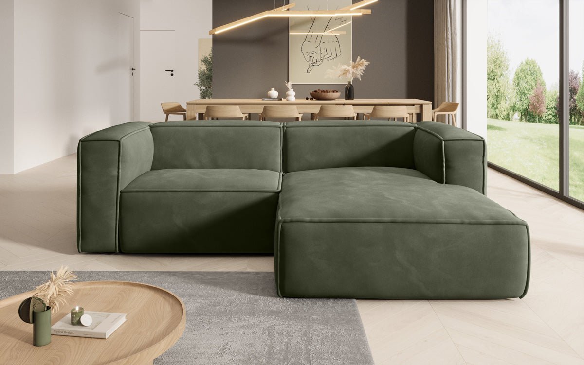 Designer Sofa Comfy L Mini in Velvet