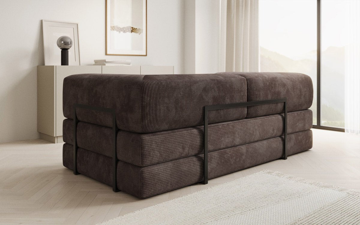Designer Sofa Lazy 3-Seater in Corduroy