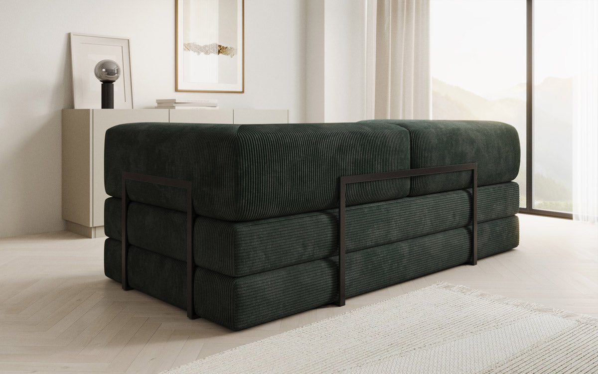 Designer Sofa Lazy 3-Seater in Corduroy