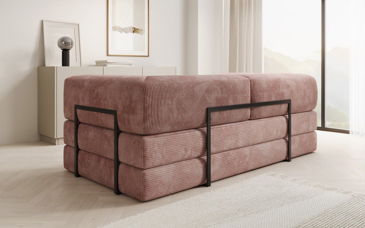 Designer Sofa Lazy 3-Seater in Corduroy