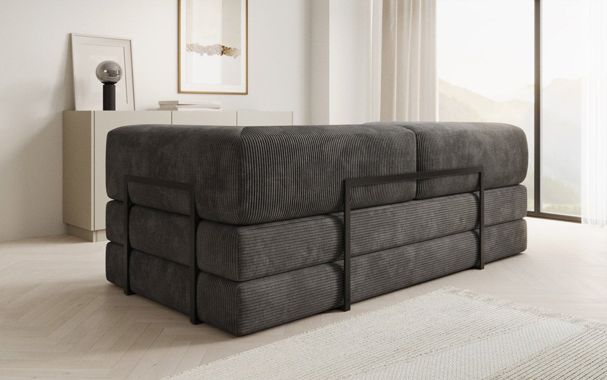 Designer Sofa Lazy 3-Seater in Corduroy
