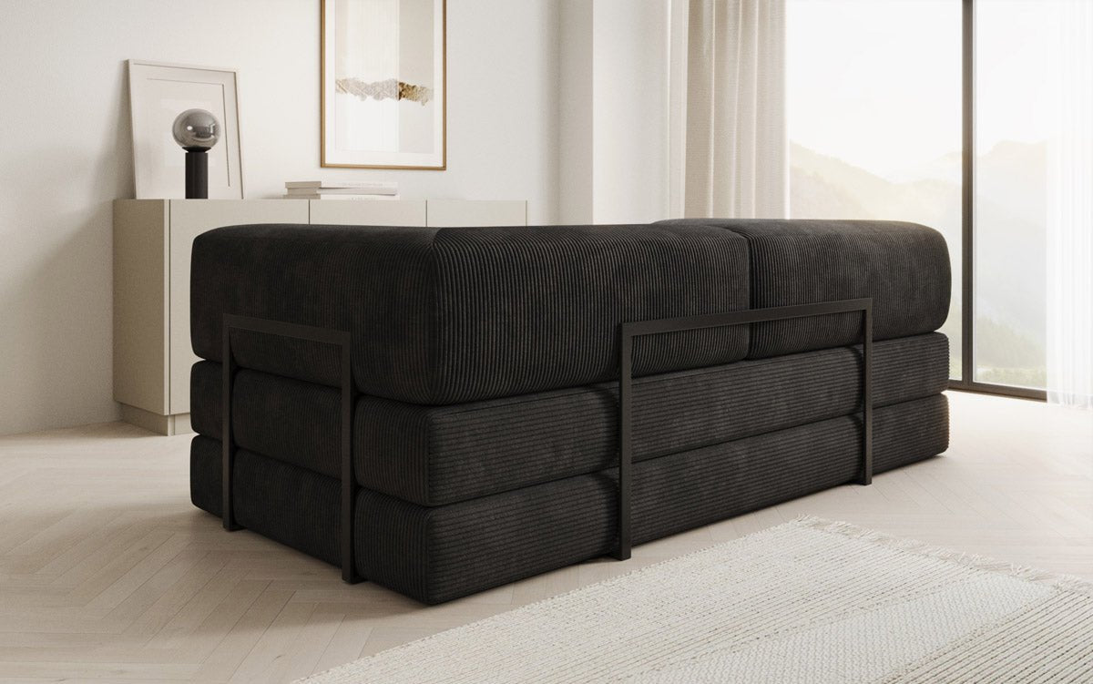 Designer Sofa Lazy 3-Seater in Corduroy