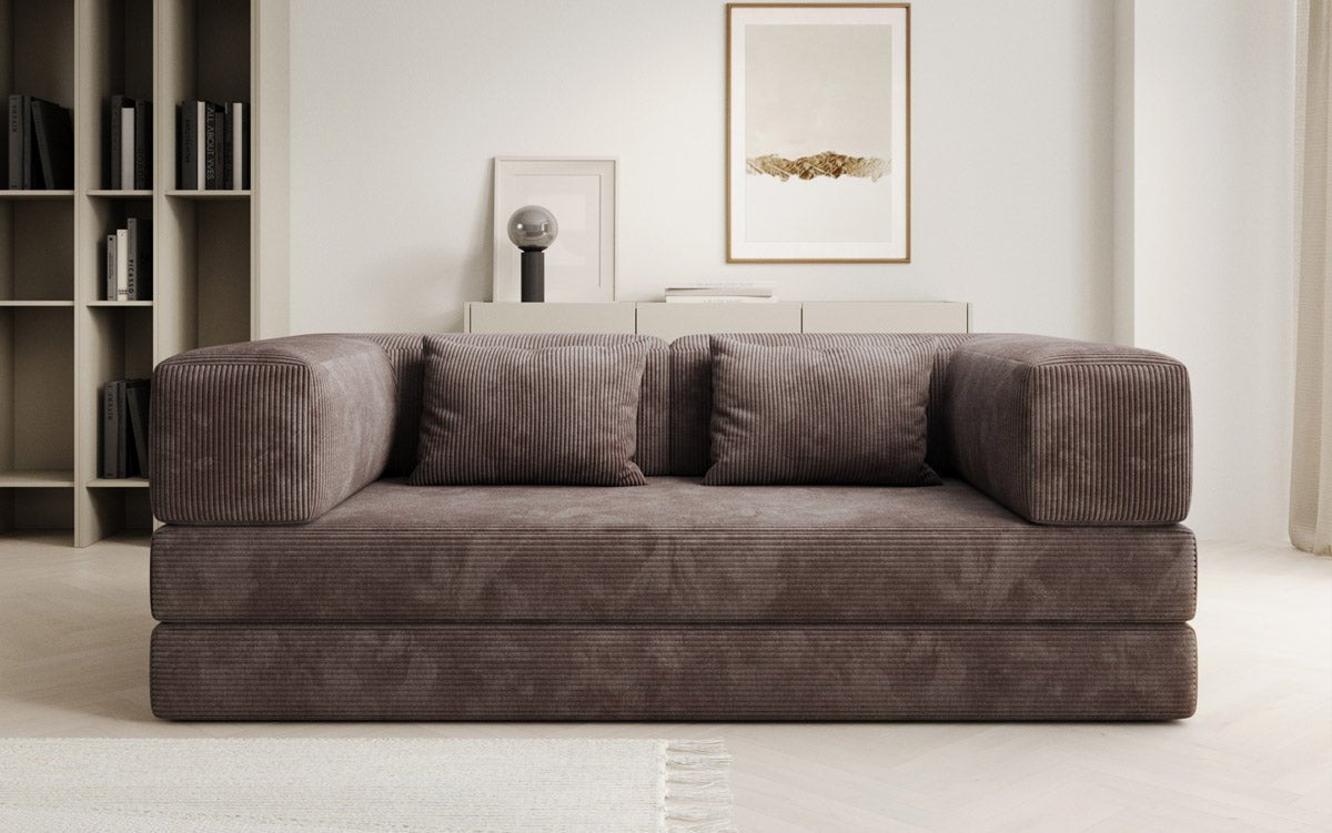 Designer Sofa Lazy 3-Seater in Corduroy