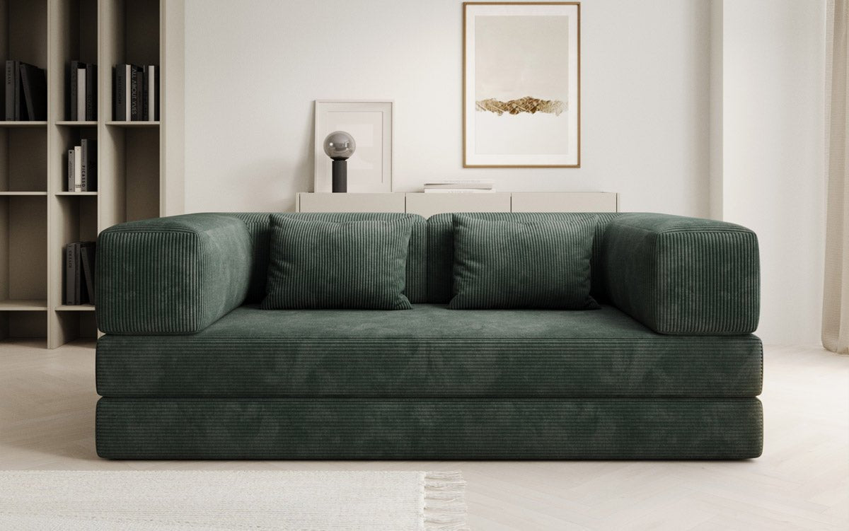 Designer Sofa Lazy 3-Seater in Corduroy