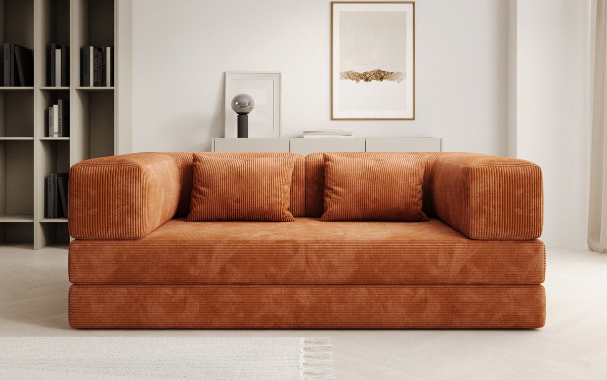 Designer Sofa Lazy 3-Seater in Corduroy