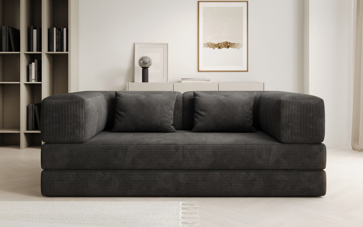 Designer Sofa Lazy 3-Seater in Corduroy