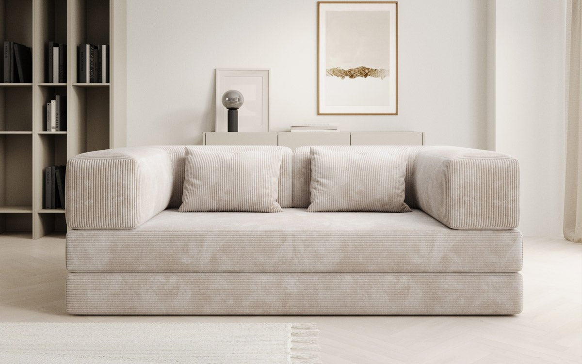 Designer Sofa Lazy 3-Seater in Corduroy