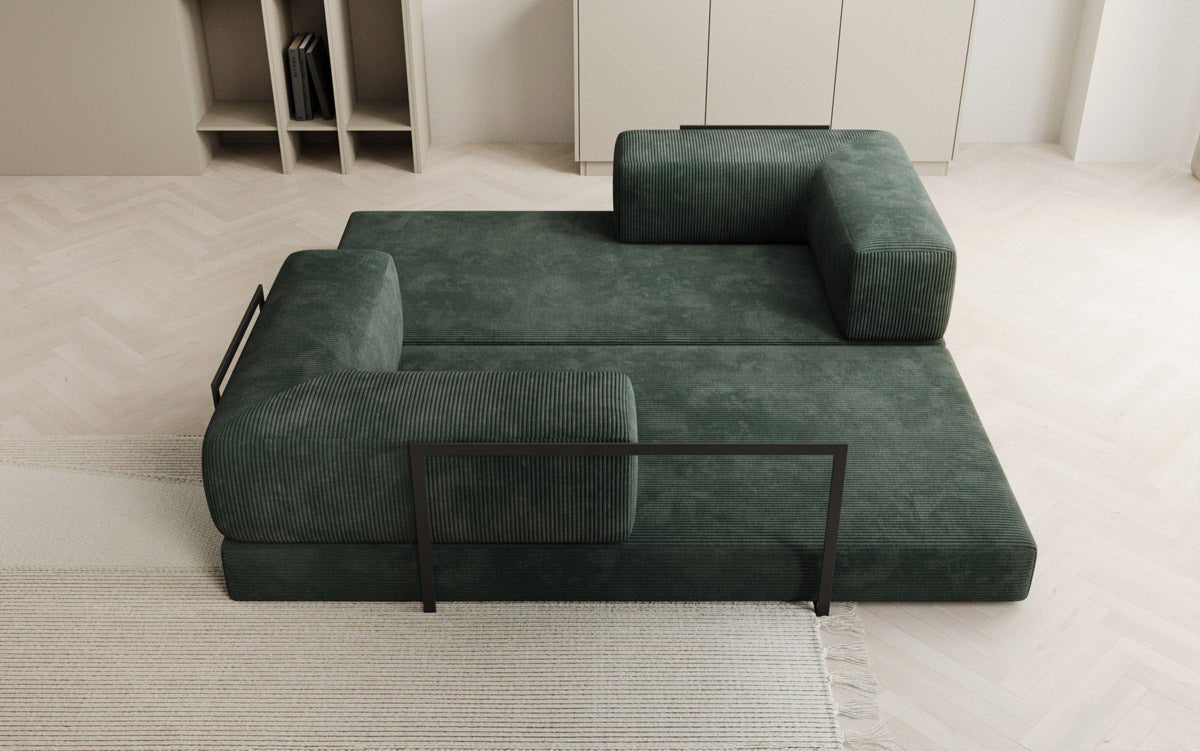 Designer Sofa Lazy 3-Seater in Corduroy