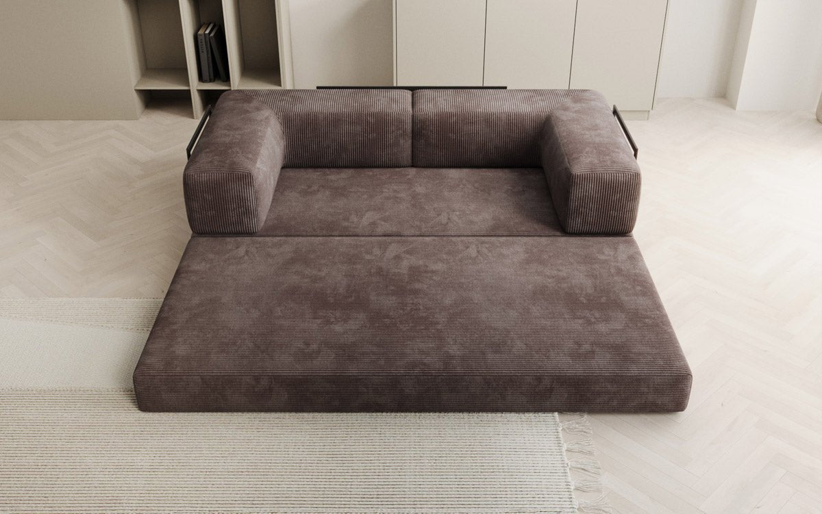 Designer Sofa Lazy 3-Seater in Corduroy