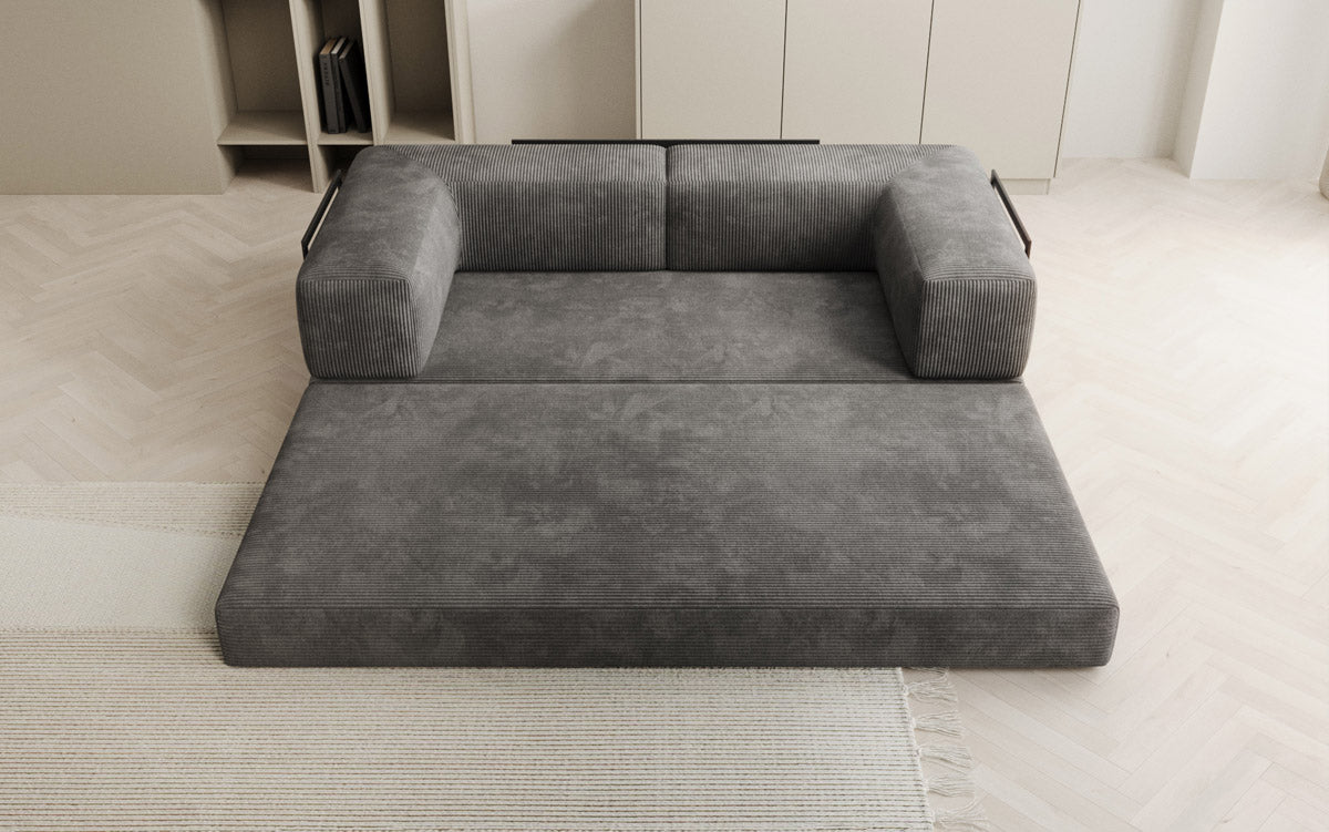 Designer Sofa Lazy 3-Seater in Corduroy