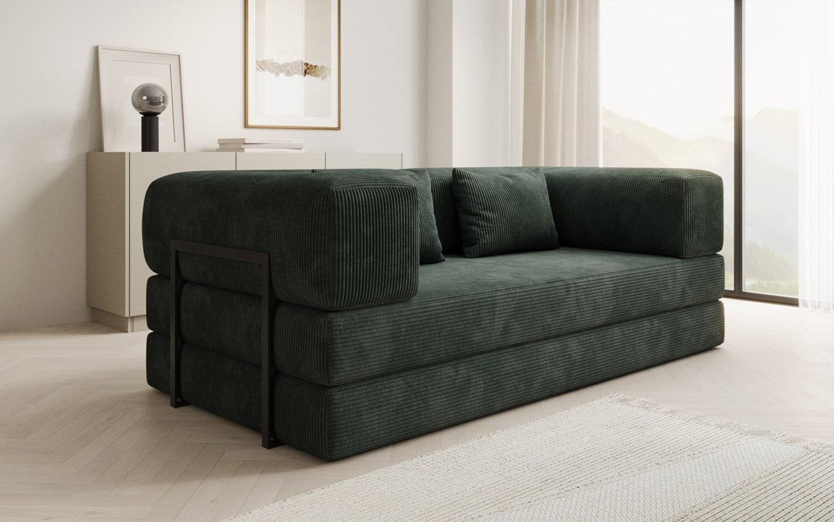 Designer Sofa Lazy 3-Seater in Corduroy