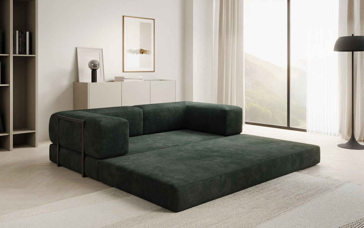 Designer Sofa Lazy 3-Seater in Corduroy