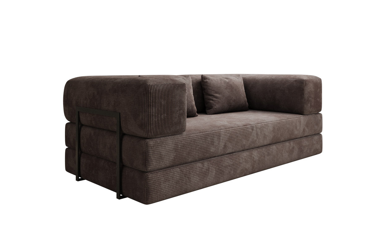 Designer Sofa Lazy 3-Seater in Corduroy