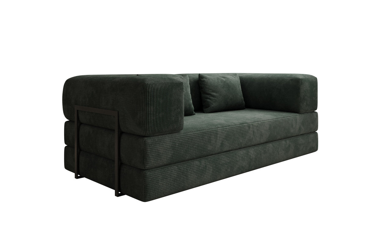 Designer Sofa Lazy 3-Seater in Corduroy