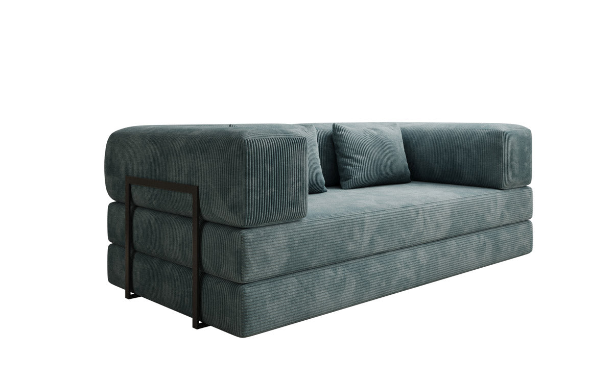 Designer Sofa Lazy 3-Seater in Corduroy