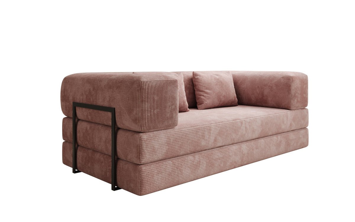 Designer Sofa Lazy 3-Seater in Corduroy