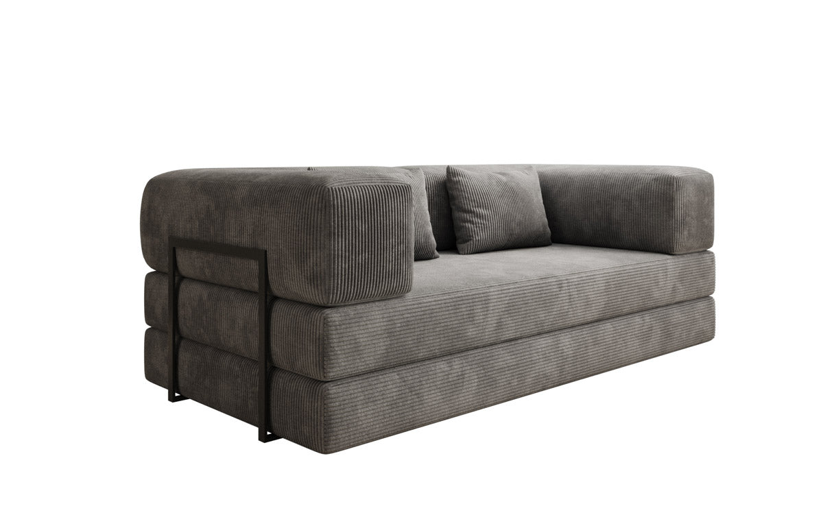 Designer Sofa Lazy 3-Seater in Corduroy