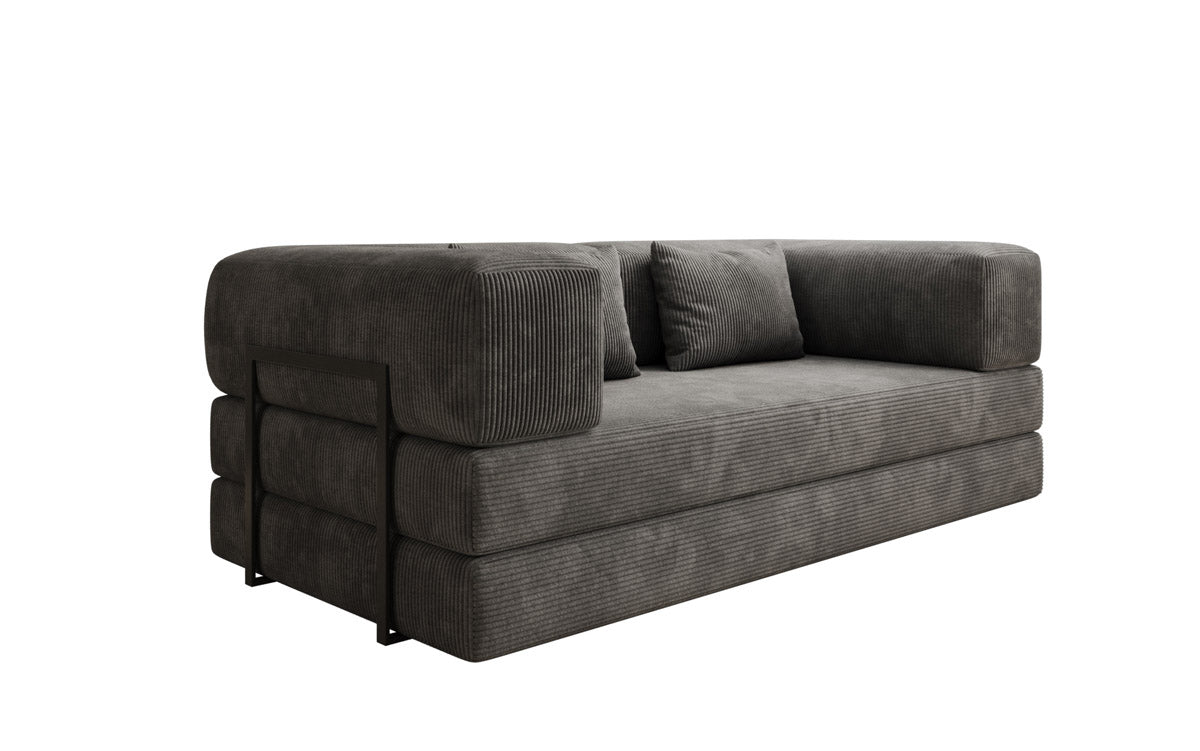 Designer Sofa Lazy 3-Seater in Corduroy