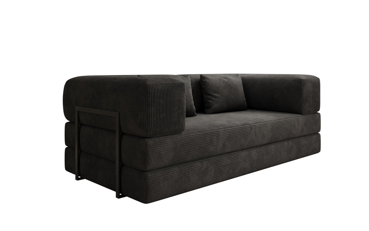 Designer Sofa Lazy 3-Seater in Corduroy
