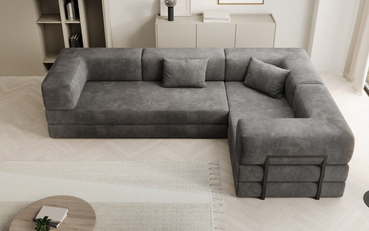 Designer Sofa Lazy L closed in Cord