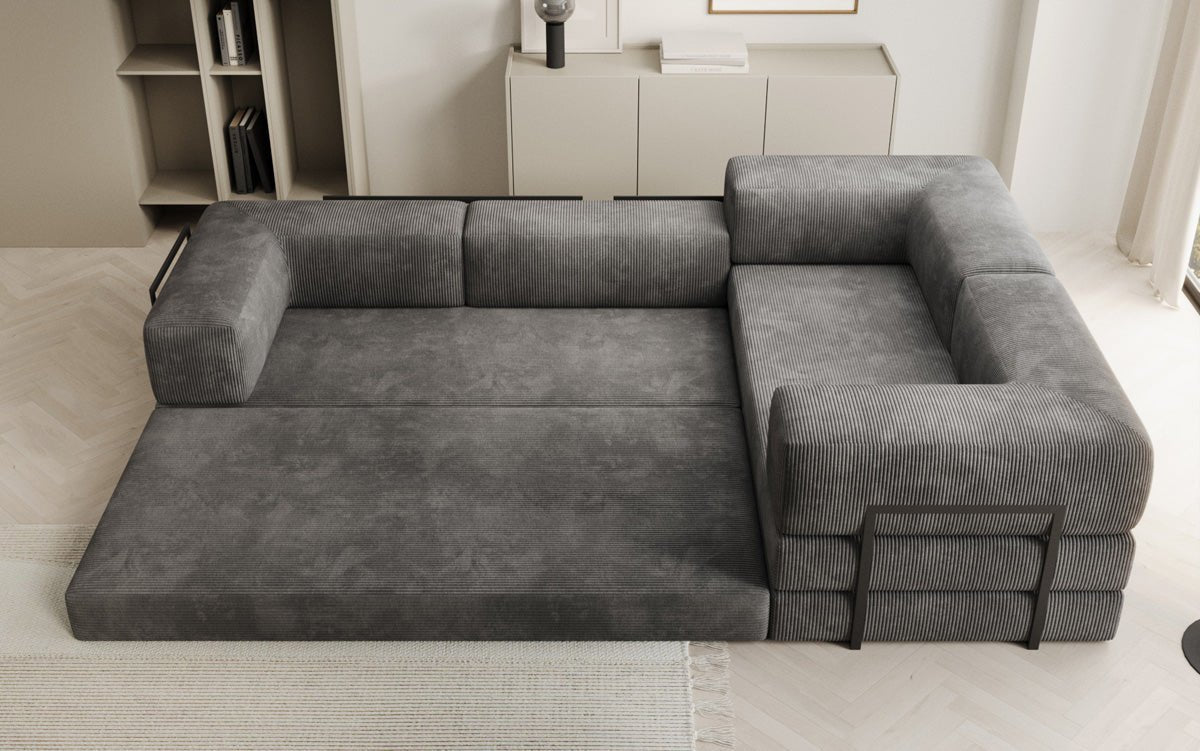 Designer Sofa Lazy L closed in Cord
