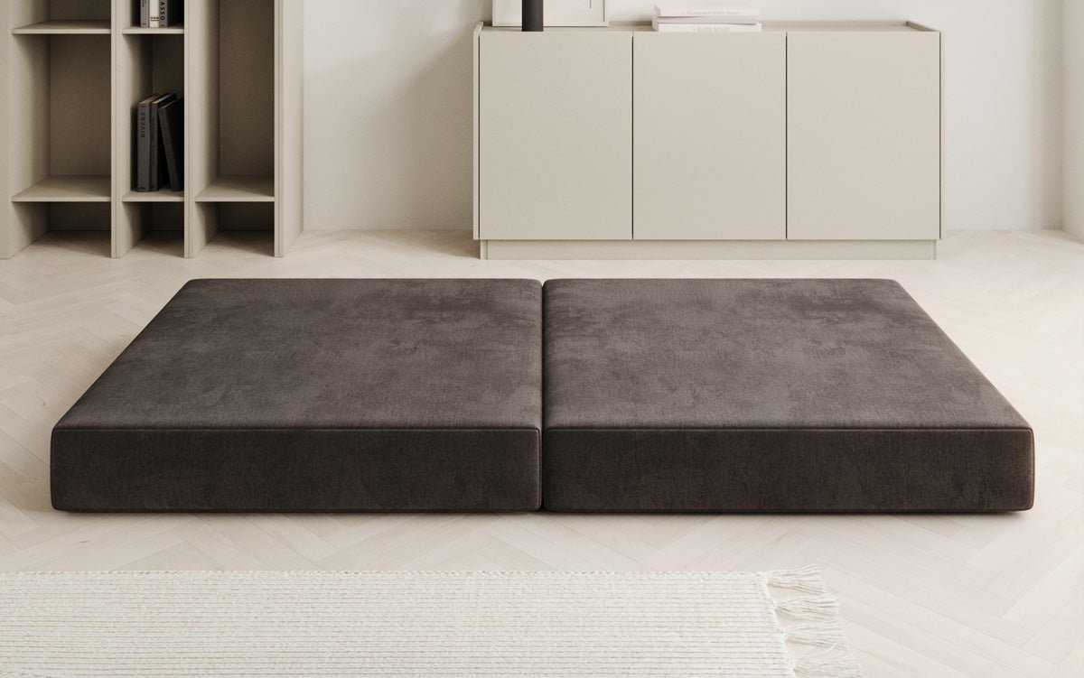Beistellhocker Lazy in Samt