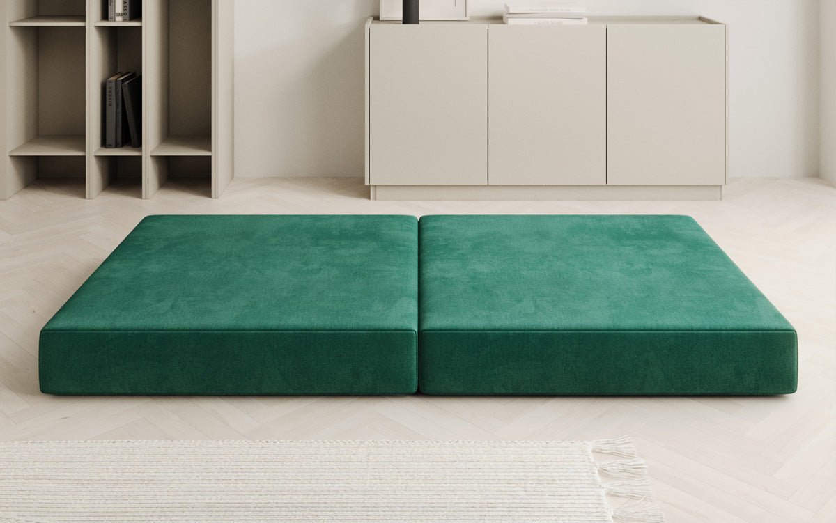 Beistellhocker Lazy in Samt