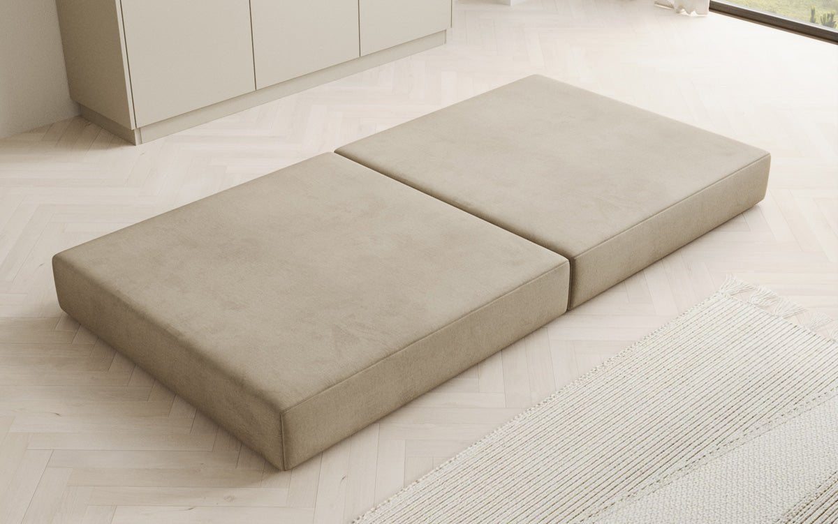 Beistellhocker Lazy in Samt